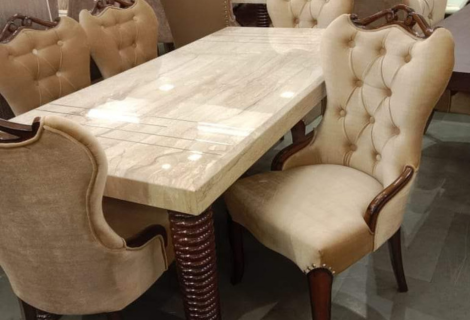 table for dining area